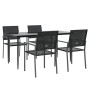 5-piece garden dining set synthetic rattan and steel by vidaXL, Garden sets - Ref: Foro24-3187011, Price: 281,99 €, Discount: %