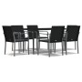 7-piece garden dining set with synthetic rattan and steel cushions by vidaXL, Garden sets - Ref: Foro24-3186944, Price: 425,6...