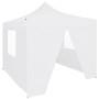 Carpa plegable profesional con 4 paredes acero blanco 2x2 m de vidaXL, Carpas y cenadores - Ref: Foro24-48888, Precio: 144,90...