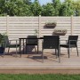 5-teiliges Garten-Essset mit Kissen aus synthetischem Rattan und Stahl von vidaXL, Gartensets - Ref: Foro24-3186979, Preis: 4...