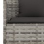 L-shaped garden sofa with gray synthetic rattan cushions by vidaXL, Outdoor sofas - Ref: Foro24-362337, Price: 265,34 €, Disc...