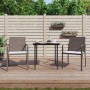 3-teilige Garten-Essgruppe mit Kissen aus synthetischem Rattan und Stahl von vidaXL, Gartensets - Ref: Foro24-3186937, Preis:...