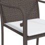 3-piece garden dining set with synthetic rattan and steel cushions by vidaXL, Garden sets - Ref: Foro24-3186937, Price: 183,5...