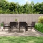 7-piece garden dining set with synthetic rattan and steel cushions by vidaXL, Garden sets - Ref: Foro24-3186994, Price: 560,0...