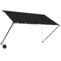 Retractable awning with LED anthracite gray 250x150 cm by vidaXL, Awnings - Ref: Foro24-145917, Price: 52,26 €, Discount: %