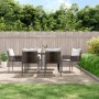 Garden dining set, 7 pieces with synthetic rattan and steel cushions. by vidaXL, Garden sets - Ref: Foro24-3187054, Price: 54...