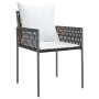 Garden dining set, 7 pieces with synthetic rattan and steel cushions. by vidaXL, Garden sets - Ref: Foro24-3187054, Price: 54...