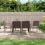 7-teiliges Garten-Essset mit Kissen aus synthetischem Rattan und Stahl von vidaXL, Gartensets - Ref: Foro24-3186958, Preis: 3...