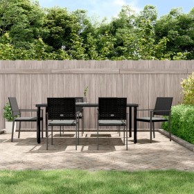 7-piece garden dining set with synthetic rattan and steel cushions by vidaXL, Garden sets - Ref: Foro24-3187029, Price: 456,9...