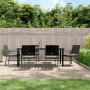 7-teiliges Garten-Essset mit Kissen aus synthetischem Rattan und Stahl von vidaXL, Gartensets - Ref: Foro24-3187029, Preis: 4...