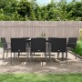 9-teiliges Garten-Essset mit Kissen aus synthetischem Rattan und Stahl von vidaXL, Gartensets - Ref: Foro24-3186952, Preis: 6...