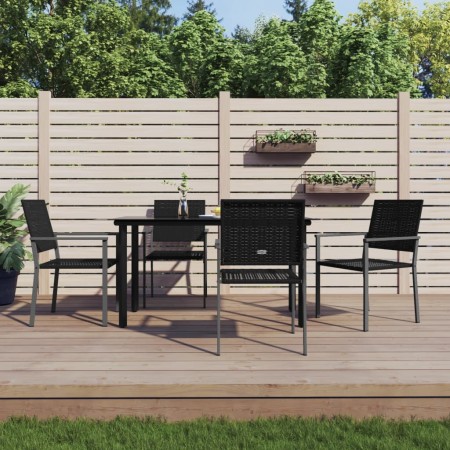 5-piece garden dining set synthetic rattan and steel by vidaXL, Garden sets - Ref: Foro24-3187027, Price: 313,57 €, Discount: %