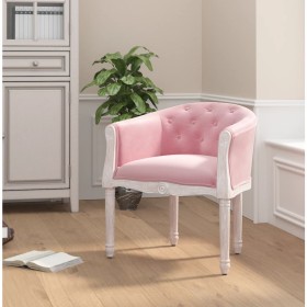 Pink velvet dining chair by vidaXL, dining chairs - Ref: Foro24-344506, Price: 143,76 €, Discount: %