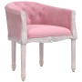 Silla de comedor terciopelo rosa de vidaXL, Sillas de comedor - Ref: Foro24-344506, Precio: 143,99 €, Descuento: %