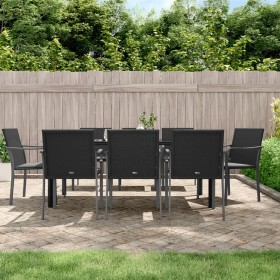 9-piece garden dining set with synthetic rattan and steel cushions by vidaXL, Garden sets - Ref: Foro24-3186968, Price: 605,9...