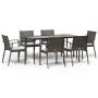 7-piece garden dining set with synthetic rattan and steel cushions by vidaXL, Garden sets - Ref: Foro24-3186978, Price: 519,5...