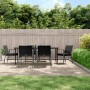 Garden dining set, 7 pieces with synthetic rattan and steel cushions. by vidaXL, Garden sets - Ref: Foro24-3186983, Price: 63...