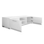 Mueble para TV blanco brillante 120x40,5x35 cm de vidaXL, Muebles TV - Ref: Foro24-243041, Precio: 96,27 €, Descuento: %