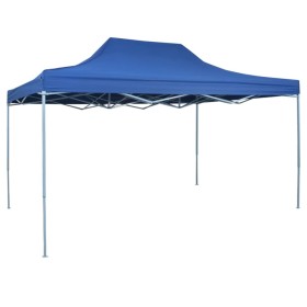 Professional folding tent blue steel 3x4 m by vidaXL, Tents and gazebos - Ref: Foro24-48889, Price: 146,99 €, Discount: %