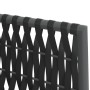 Gartenstühle und -kissen 4 Stk. synthetisches Rattan schwarz 54x61x83 cm von vidaXL, Gartenstühle - Ref: Foro24-3187089, Prei...