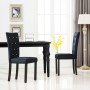 Dining chairs 2 units black velvet by vidaXL, dining chairs - Ref: Foro24-246486, Price: 177,66 €, Discount: %