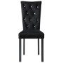 Dining chairs 2 units black velvet by vidaXL, dining chairs - Ref: Foro24-246486, Price: 177,66 €, Discount: %