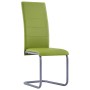 Cantilever dining chairs 4 units green synthetic leather by vidaXL, dining chairs - Ref: Foro24-281694, Price: 239,99 €, Disc...