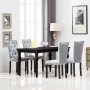 Dining chairs 4 units silver velvet by vidaXL, dining chairs - Ref: Foro24-246489, Price: 315,79 €, Discount: %