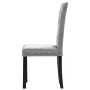 Dining chairs 4 units silver velvet by vidaXL, dining chairs - Ref: Foro24-246489, Price: 315,79 €, Discount: %