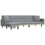 L-förmiges Schlafsofa aus hellgrauem Stoff, 275 x 140 x 70 cm von vidaXL, Sofas - Ref: Foro24-3157232, Preis: 387,19 €, Rabat...