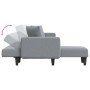 L-förmiges Schlafsofa aus hellgrauem Stoff, 275 x 140 x 70 cm von vidaXL, Sofas - Ref: Foro24-3157232, Preis: 387,19 €, Rabat...