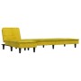 L-shaped yellow velvet sofa bed 255x140x70 cm by vidaXL, Sofas - Ref: Foro24-3157264, Price: 372,99 €, Discount: %