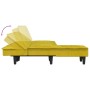 L-shaped yellow velvet sofa bed 255x140x70 cm by vidaXL, Sofas - Ref: Foro24-3157264, Price: 372,99 €, Discount: %