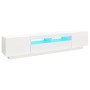 TV cabinet with white LED lights 200x35x40 cm by vidaXL, TV Furniture - Ref: Foro24-3081906, Price: 127,62 €, Discount: %