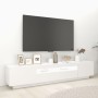 TV cabinet with white LED lights 200x35x40 cm by vidaXL, TV Furniture - Ref: Foro24-3081906, Price: 127,62 €, Discount: %