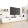 Mueble para TV con luces LED blanco 300x35x40 cm de vidaXL, Muebles TV - Ref: Foro24-3081924, Precio: 190,72 €, Descuento: %