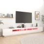 Mueble para TV con luces LED blanco 300x35x40 cm de vidaXL, Muebles TV - Ref: Foro24-3081924, Precio: 190,72 €, Descuento: %