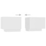 Mueble para TV con luces LED blanco 300x35x40 cm de vidaXL, Muebles TV - Ref: Foro24-3081924, Precio: 190,72 €, Descuento: %