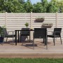 Garden dining set, 5 pieces, with synthetic rattan and steel cushions. by vidaXL, Garden sets - Ref: Foro24-3186995, Price: 4...