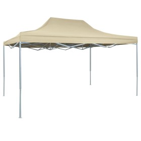 Cream-colored steel professional folding tent 3x4 m by vidaXL, Tents and gazebos - Ref: Foro24-48892, Price: 124,55 €, Discou...