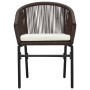 Garden chairs 2 units brown synthetic rattan by vidaXL, Garden chairs - Ref: Foro24-48136, Price: 196,48 €, Discount: %