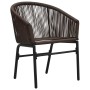 Garden chairs 2 units brown synthetic rattan by vidaXL, Garden chairs - Ref: Foro24-48136, Price: 196,48 €, Discount: %