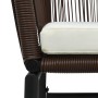 Garden chairs 2 units brown synthetic rattan by vidaXL, Garden chairs - Ref: Foro24-48136, Price: 196,48 €, Discount: %