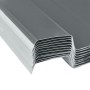 Gray galvanized steel roof panel 12 units by vidaXL, Ceiling - Ref: Foro24-42985, Price: 91,55 €, Discount: %