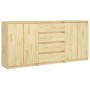 Armarios auxiliares 3 unidades madera maciza de pino de vidaXL, Aparadores - Ref: Foro24-3094812, Precio: 263,24 €, Descuento: %