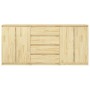 Armarios auxiliares 3 unidades madera maciza de pino de vidaXL, Aparadores - Ref: Foro24-3094812, Precio: 263,24 €, Descuento: %