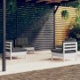 Garden furniture 4 pieces with anthracite pine wood cushions by vidaXL, Garden sets - Ref: Foro24-3096029, Price: 330,40 €, D...