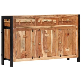 Aparador de madera maciza de acacia 120x35x75 cm de vidaXL, Aparadores - Ref: Foro24-247449, Precio: 467,65 €, Descuento: %