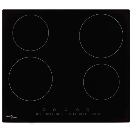 Placa vitrocerámica 4 quemadores control táctil 6000 W de vidaXL, Placas de cocina - Ref: Foro24-50784, Precio: 211,42 €, Des...