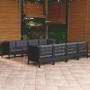 Set mit 9 Gartenmöbeln und Kissen aus massivem Zirbenholz von vidaXL, Gartensets - Ref: Foro24-3096170, Preis: 854,15 €, Raba...